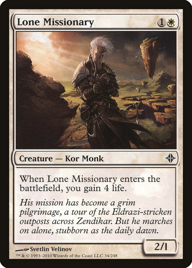 Lone Missionary [Rise of the Eldrazi] | Black Swamp Games