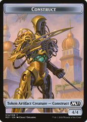 Beast // Construct Double-Sided Token [Core Set 2021 Tokens] | Black Swamp Games