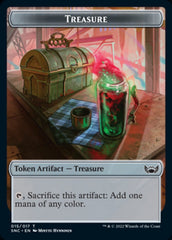 Plant // Treasure (015) Double-Sided Token [Streets of New Capenna Commander Tokens] | Black Swamp Games