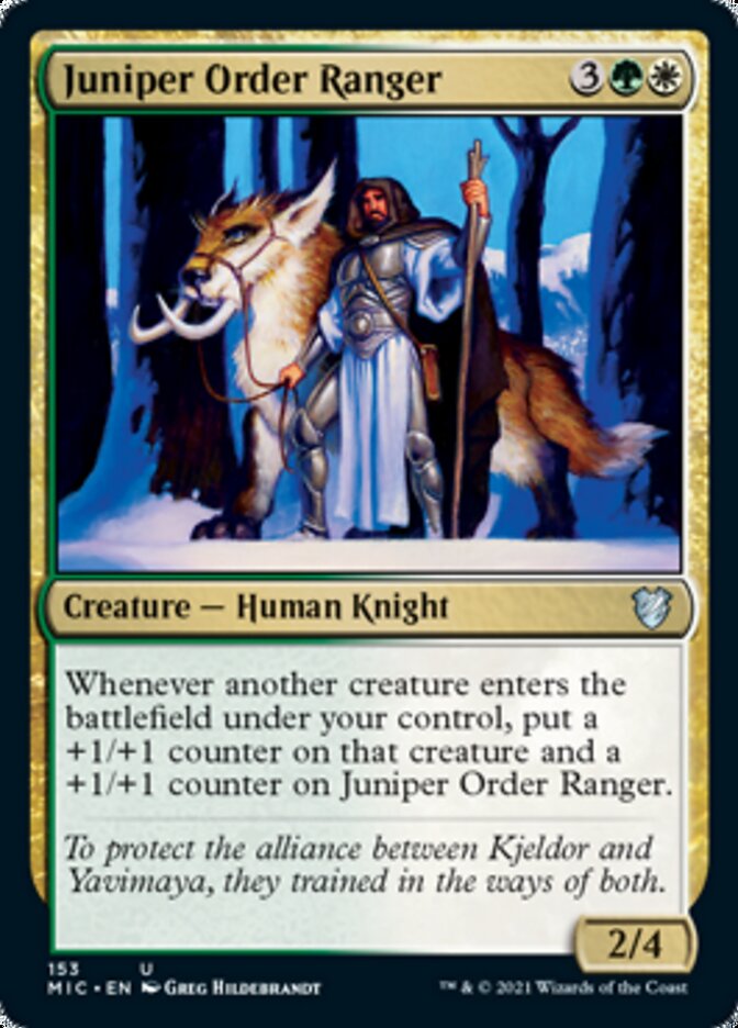 Juniper Order Ranger [Innistrad: Midnight Hunt Commander] | Black Swamp Games