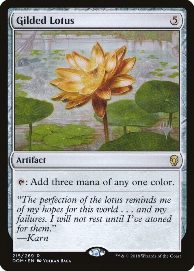 Gilded Lotus (Promo Pack) [Dominaria Promos] | Black Swamp Games