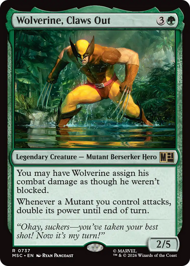 Wolverine, Claws Out [Marvel Super Heroes Commander] | Black Swamp Games
