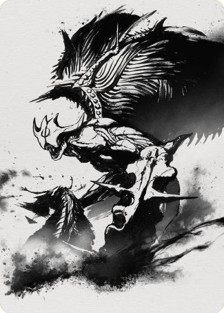 Phyrexian Vindicator 2 Art Card [Phyrexia: All Will Be One Art Series] | Black Swamp Games