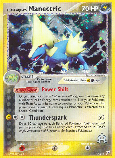 Team Aqua's Manectric (4/95) [EX: Team Magma vs Team Aqua] | Black Swamp Games