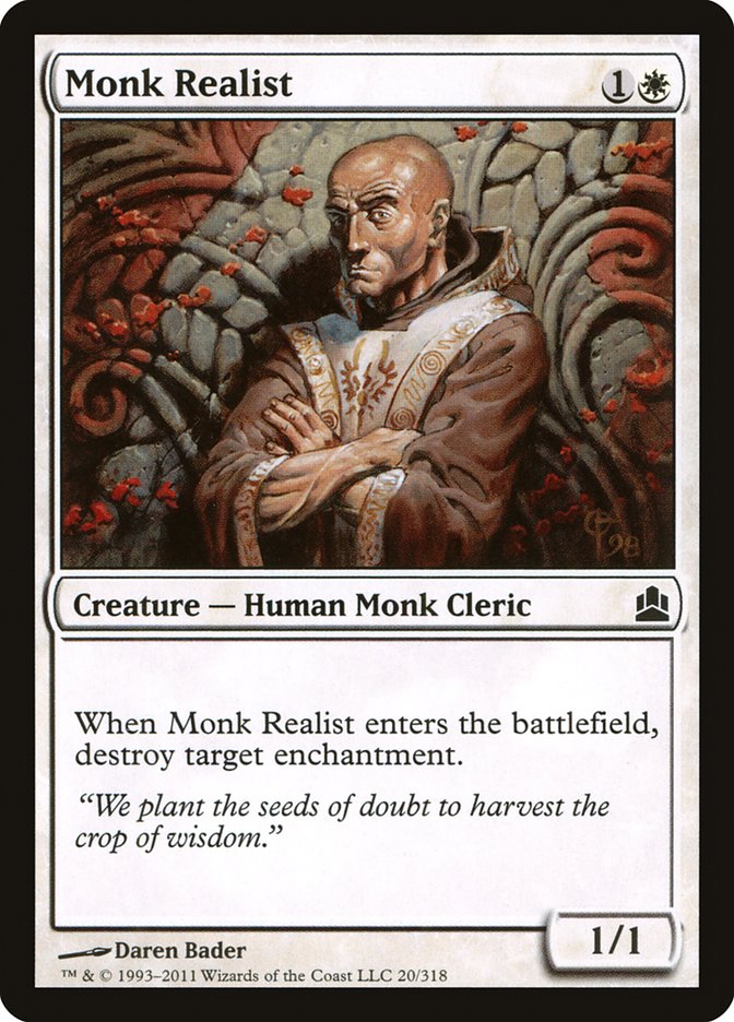 Monk Realist [Commander 2011] | Black Swamp Games