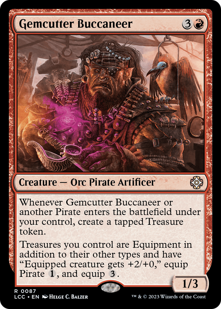 Gemcutter Buccaneer [The Lost Caverns of Ixalan Commander] | Black Swamp Games