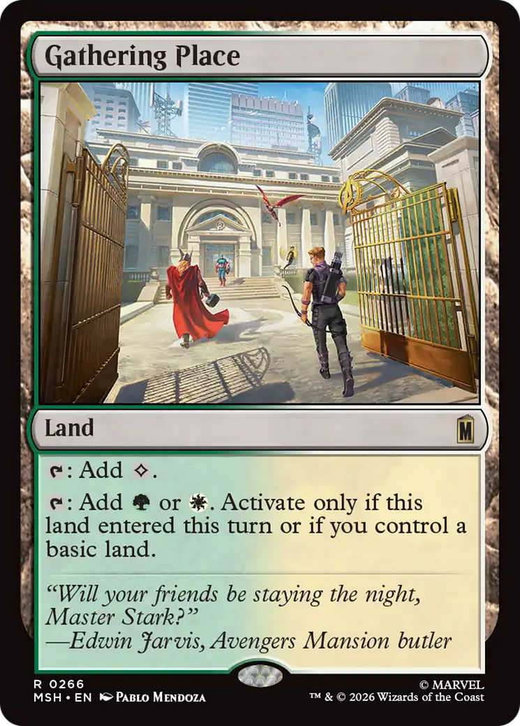 Gathering Place [Marvel Super Heroes] | Black Swamp Games