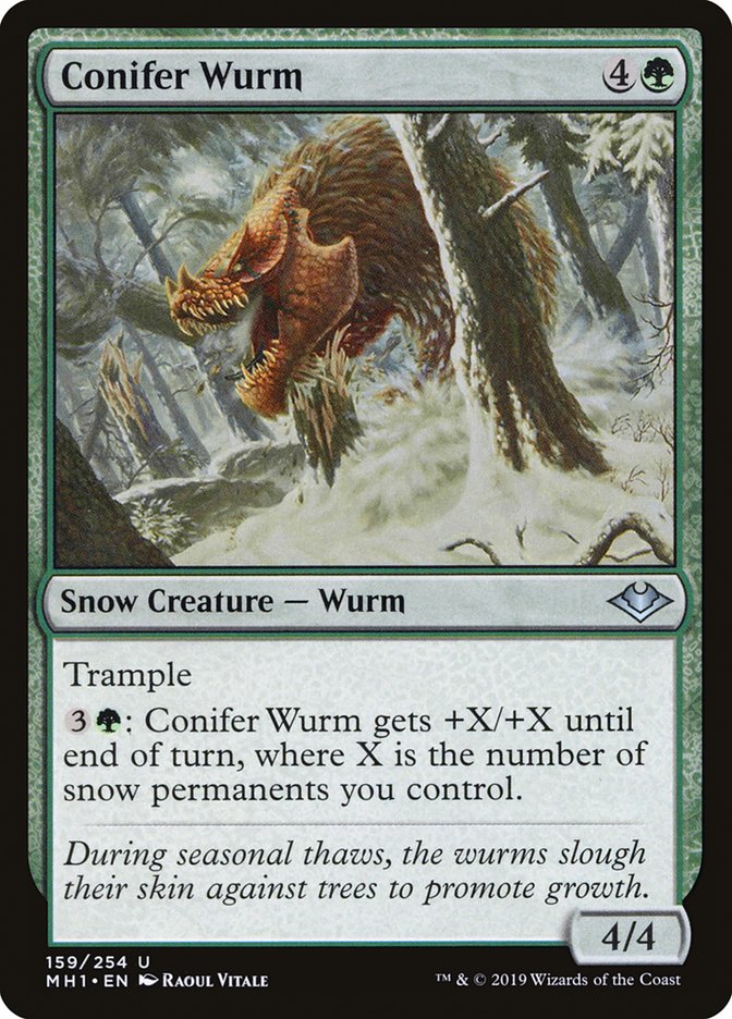 Conifer Wurm [Modern Horizons] | Black Swamp Games