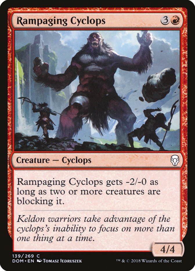 Rampaging Cyclops [Dominaria] | Black Swamp Games