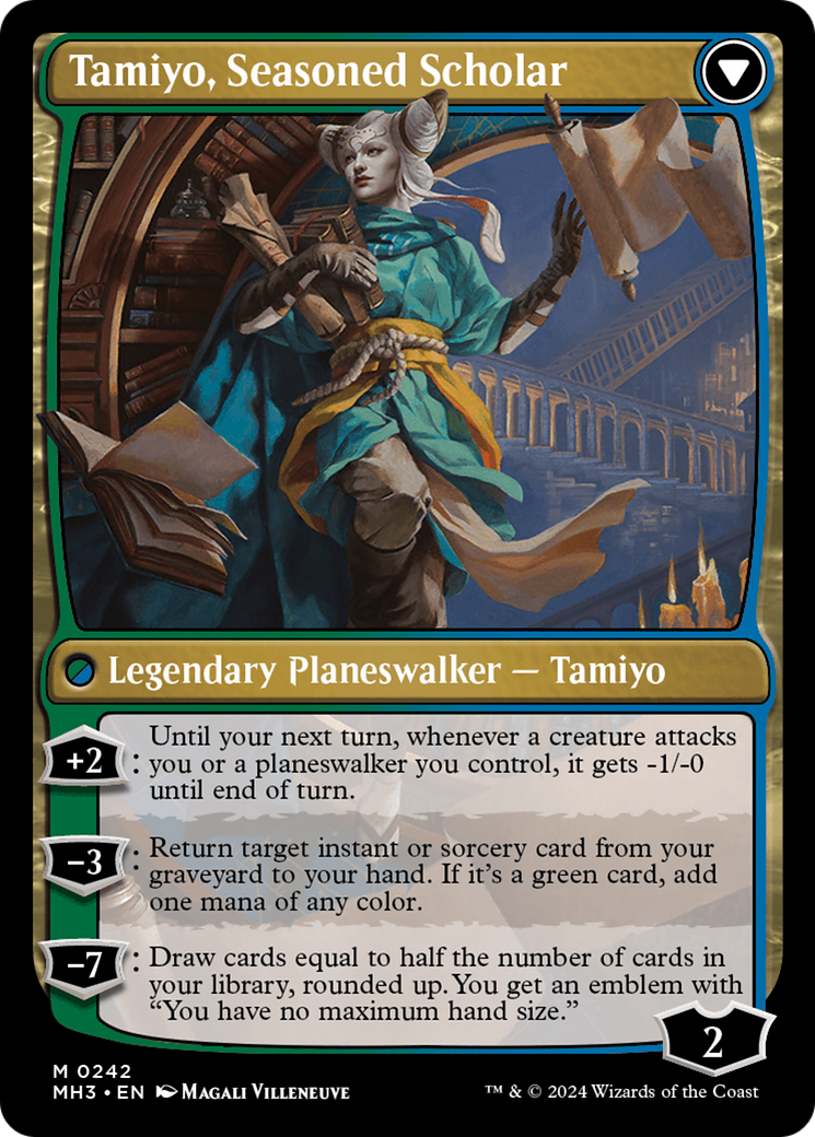 Tamiyo, Inquisitive Student // Tamiyo, Seasoned Scholar [Modern Horizons 3] | Black Swamp Games