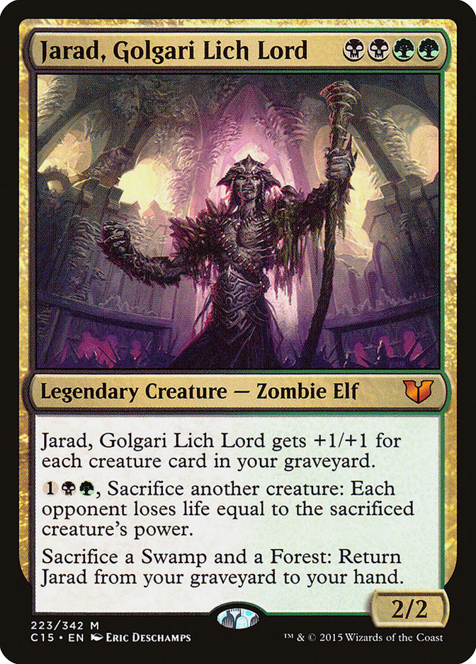 Jarad, Golgari Lich Lord [Commander 2015] | Black Swamp Games
