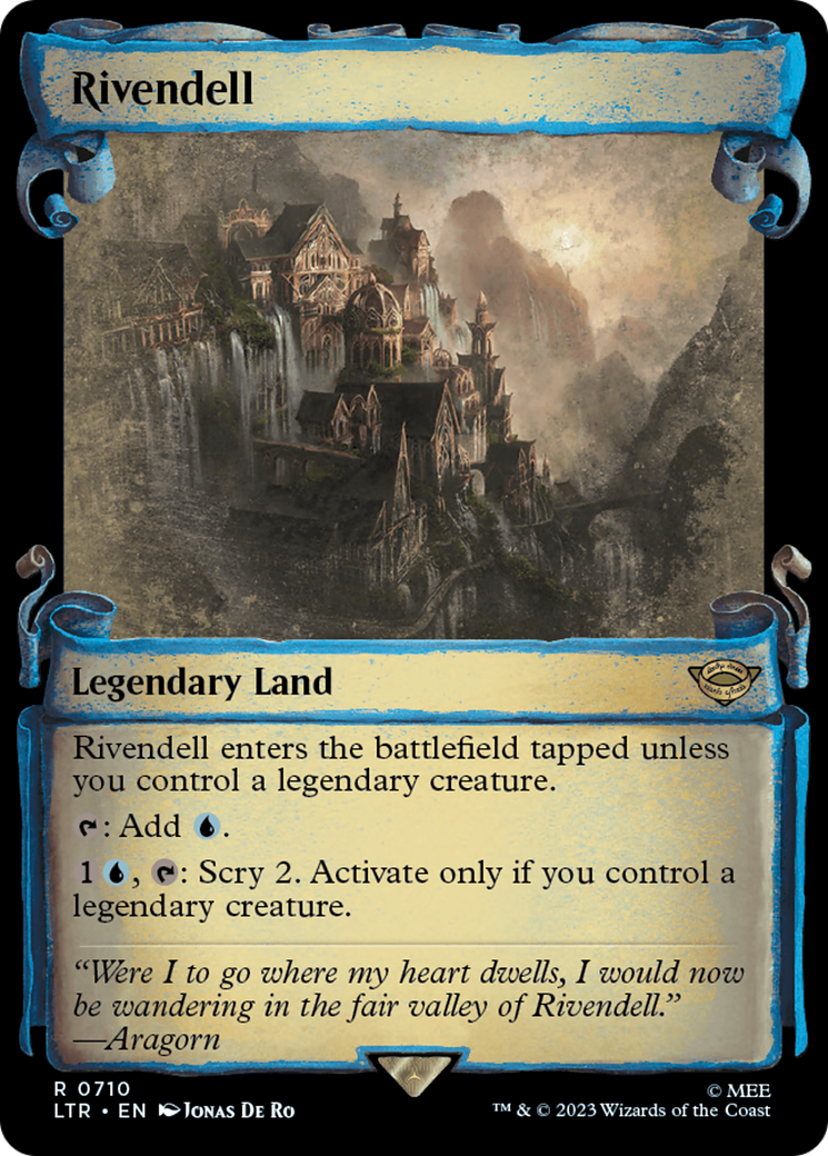 Rivendell [The Lord of the Rings: Tales of Middle-Earth Showcase Scrolls] | Black Swamp Games