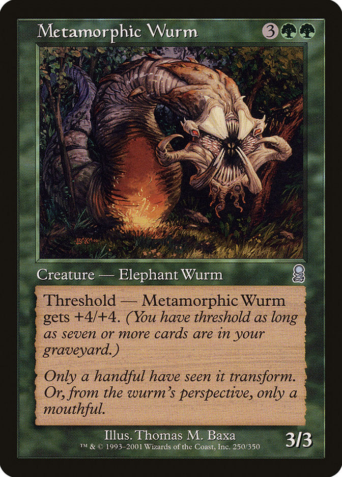 Metamorphic Wurm [Odyssey] | Black Swamp Games