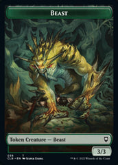 Satyr // Beast Double-Sided Token [Commander Legends: Battle for Baldur's Gate Tokens] | Black Swamp Games