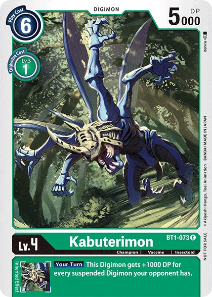 Kabuterimon [BT1-073] (Official Tournament Pack Vol.3) [Release Special Booster Promos] | Black Swamp Games