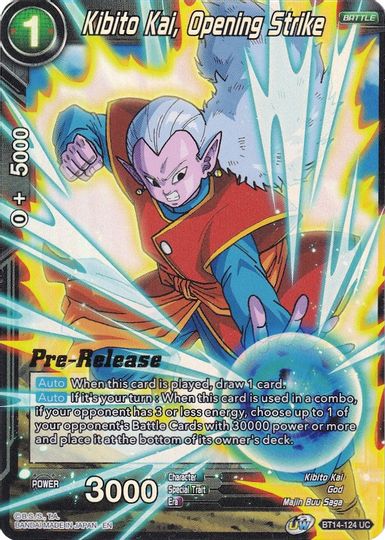 Kibito Kai, Opening Strike (BT14-124) [Cross Spirits Prerelease Promos] | Black Swamp Games