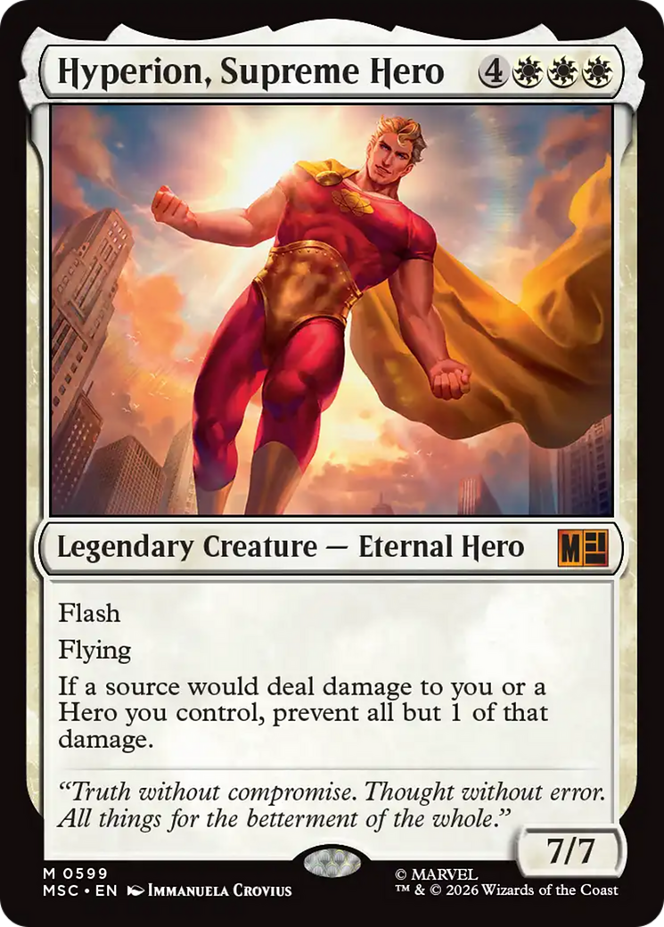 Hyperion, Supreme Hero [Marvel Super Heroes Commander] | Black Swamp Games