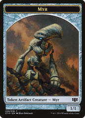 Myr // Pentavite Double-Sided Token [Commander 2014 Tokens] | Black Swamp Games