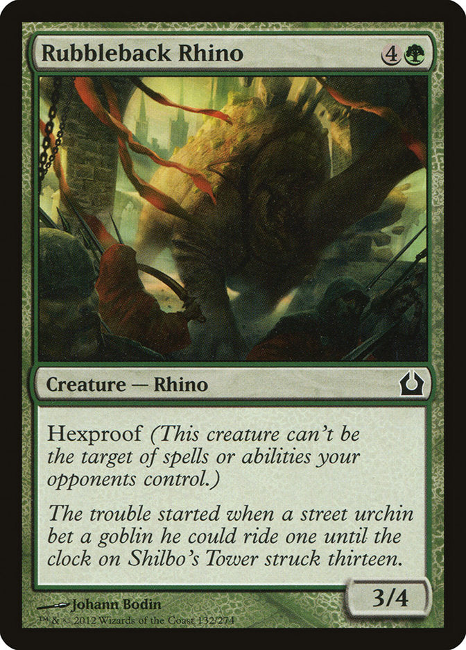 Rubbleback Rhino [Return to Ravnica] | Black Swamp Games