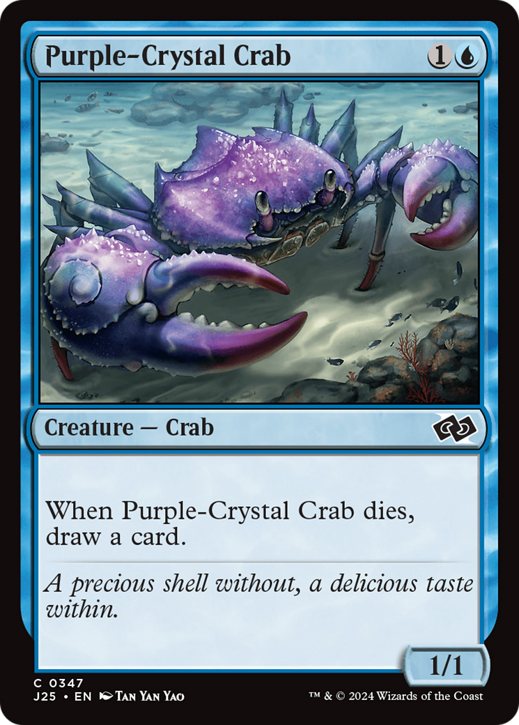 Purple-Crystal Crab [Foundations Jumpstart] | Black Swamp Games