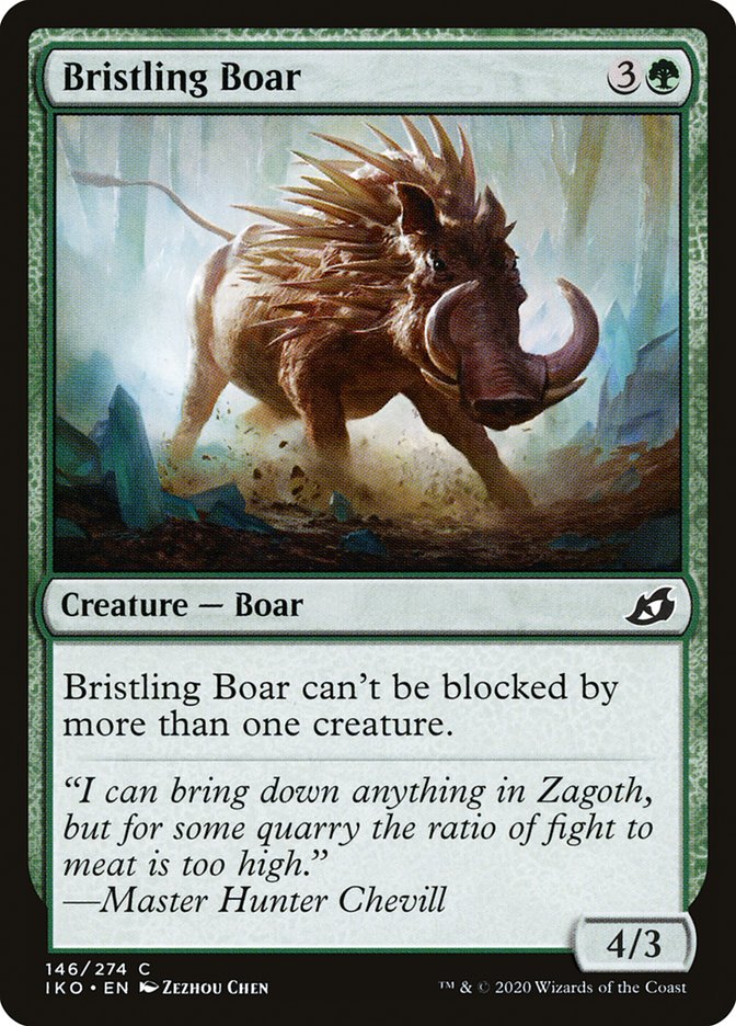Bristling Boar [Ikoria: Lair of Behemoths] | Black Swamp Games