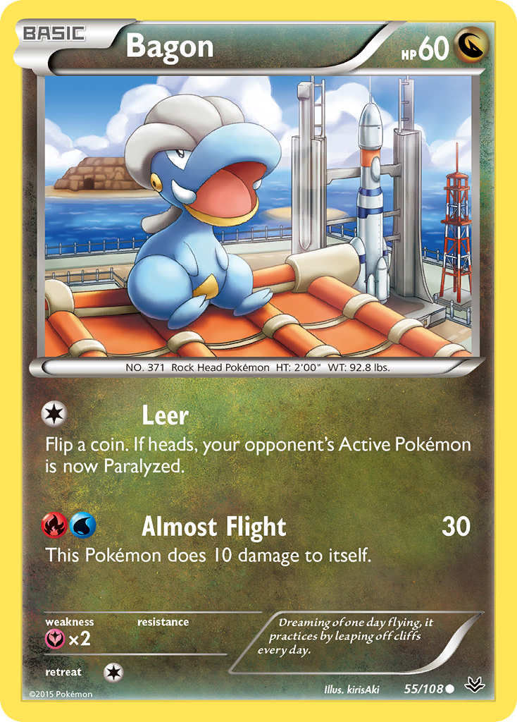 Bagon (55/108) [XY: Roaring Skies] | Black Swamp Games