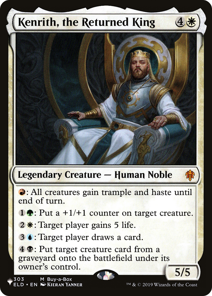 Kenrith, the Returned King [The List] | Black Swamp Games