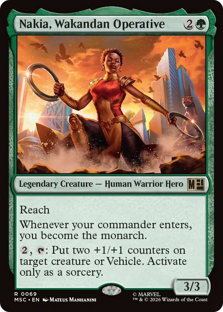 Nakia, Wakandan Operative [Marvel Super Heroes Commander] | Black Swamp Games