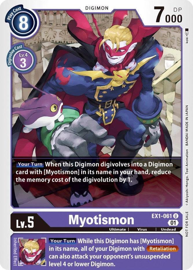 Myotismon [EX1-061] (Winner Pack X Record) [Classic Collection Promos] | Black Swamp Games