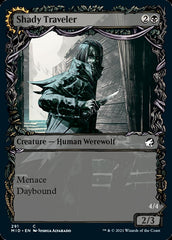 Shady Traveler // Stalking Predator (Showcase Equinox) [Innistrad: Midnight Hunt] | Black Swamp Games