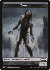 Saproling // Zombie Double-Sided Token [Core Set 2021 Tokens] | Black Swamp Games