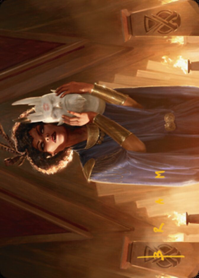 Cormela, Glamour Thief Art Card (Gold-Stamped Signature) [Streets of New Capenna Art Series] | Black Swamp Games