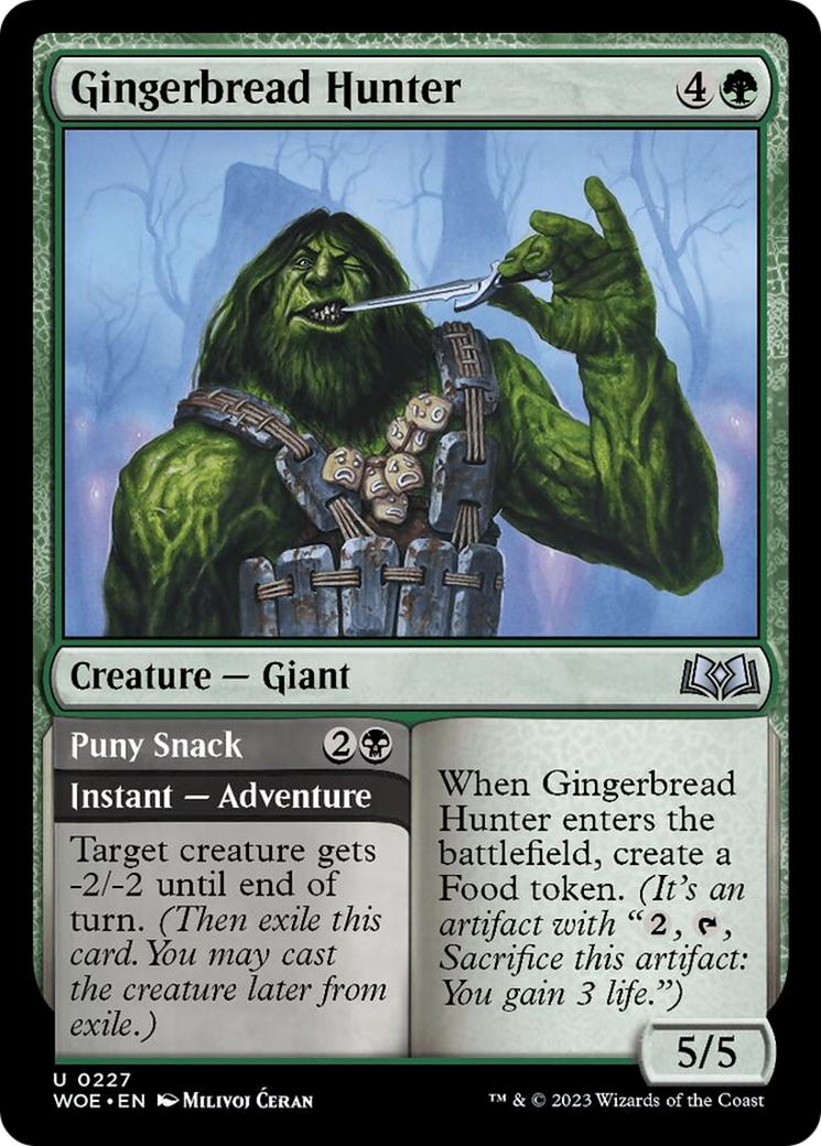 Gingerbread Hunter // Puny Snack [Wilds of Eldraine] | Black Swamp Games