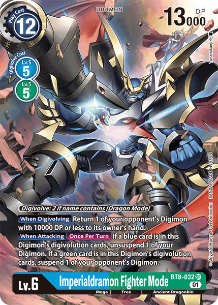 Imperialdramon Fighter Mode [BT8-032] (Alternate Art) [New Awakening] | Black Swamp Games