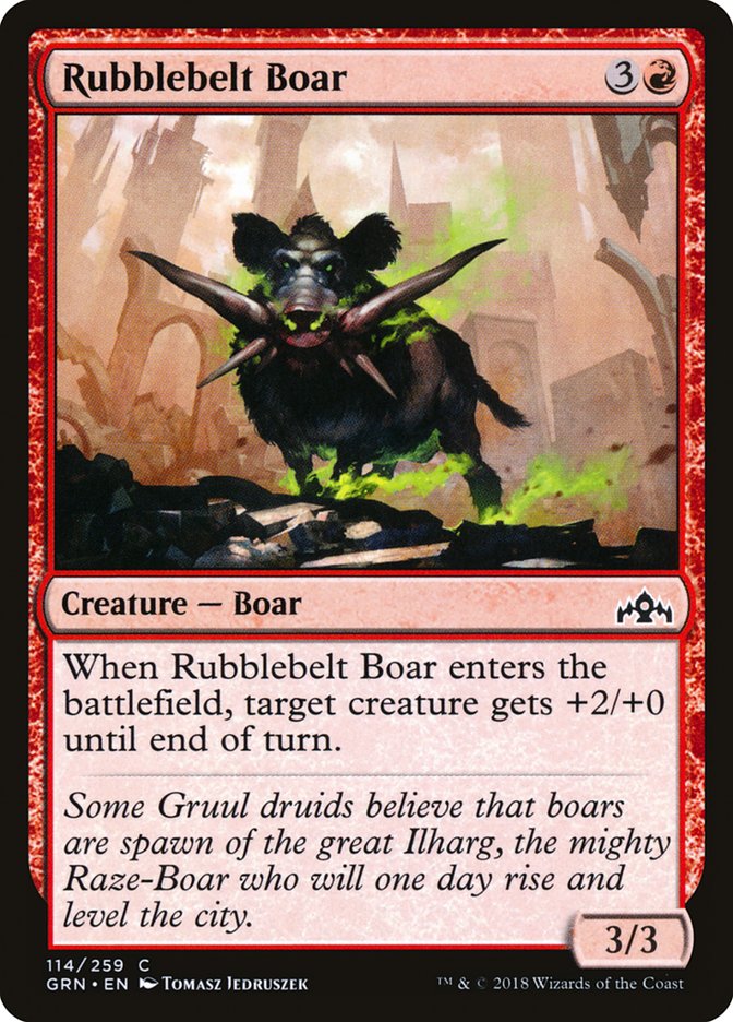 Rubblebelt Boar [Guilds of Ravnica] | Black Swamp Games