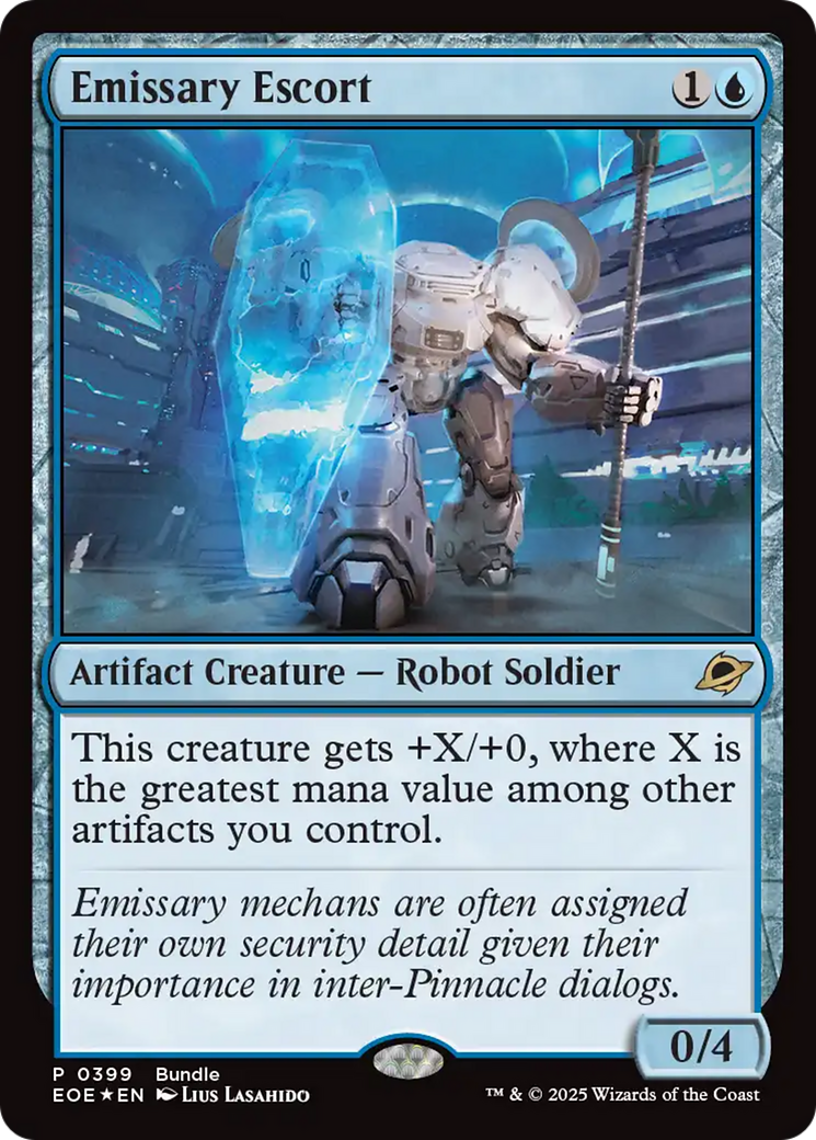 Emissary Escort [Edge of Eternities Prerelease Promos] | Black Swamp Games