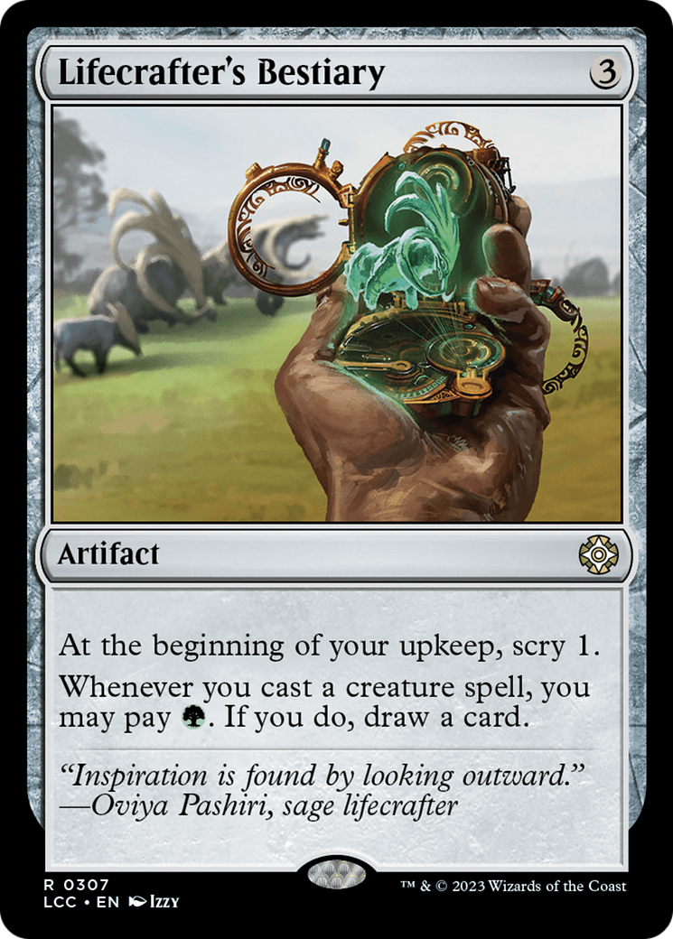 Lifecrafter's Bestiary [The Lost Caverns of Ixalan Commander] | Black Swamp Games