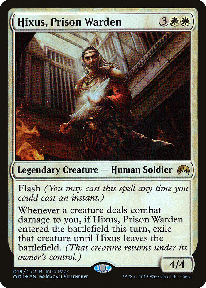 Hixus, Prison Warden (Intro Pack) [Magic Origins Promos] | Black Swamp Games
