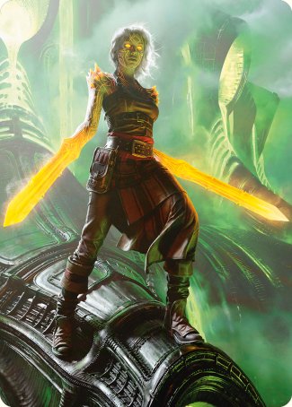 Nahiri, the Unforgiving Art Card [Phyrexia: All Will Be One Art Series] | Black Swamp Games