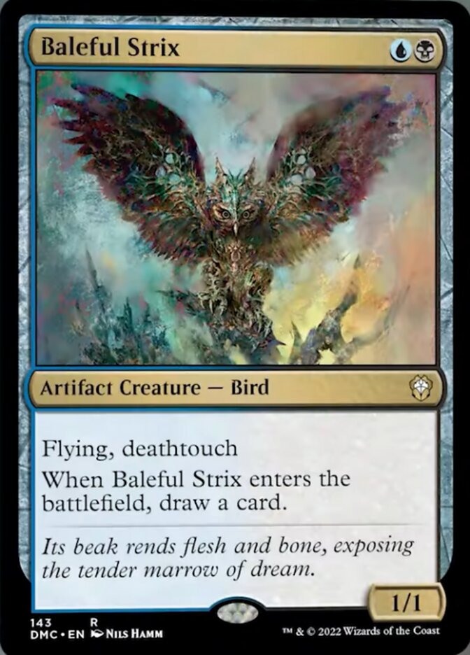 Baleful Strix [Dominaria United Commander] | Black Swamp Games