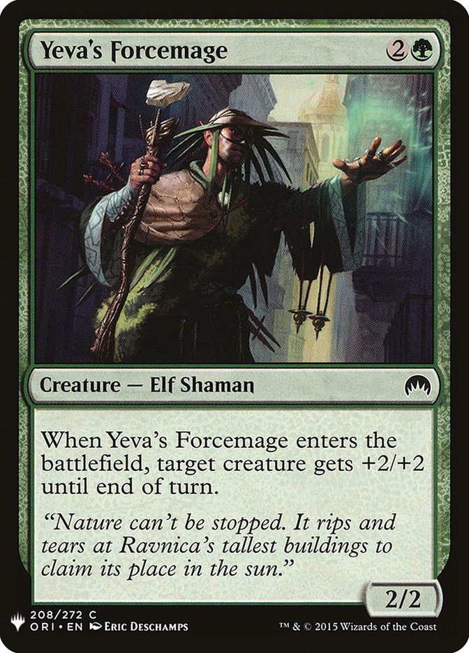 Yeva's Forcemage [Mystery Booster] | Black Swamp Games
