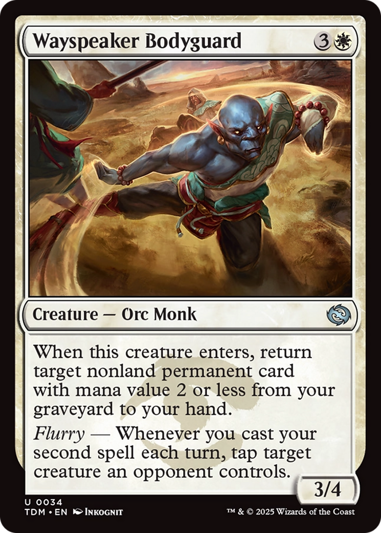Wayspeaker Bodyguard [Tarkir: Dragonstorm] | Black Swamp Games