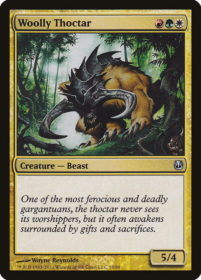 Woolly Thoctar [Duel Decks: Ajani vs. Nicol Bolas] | Black Swamp Games