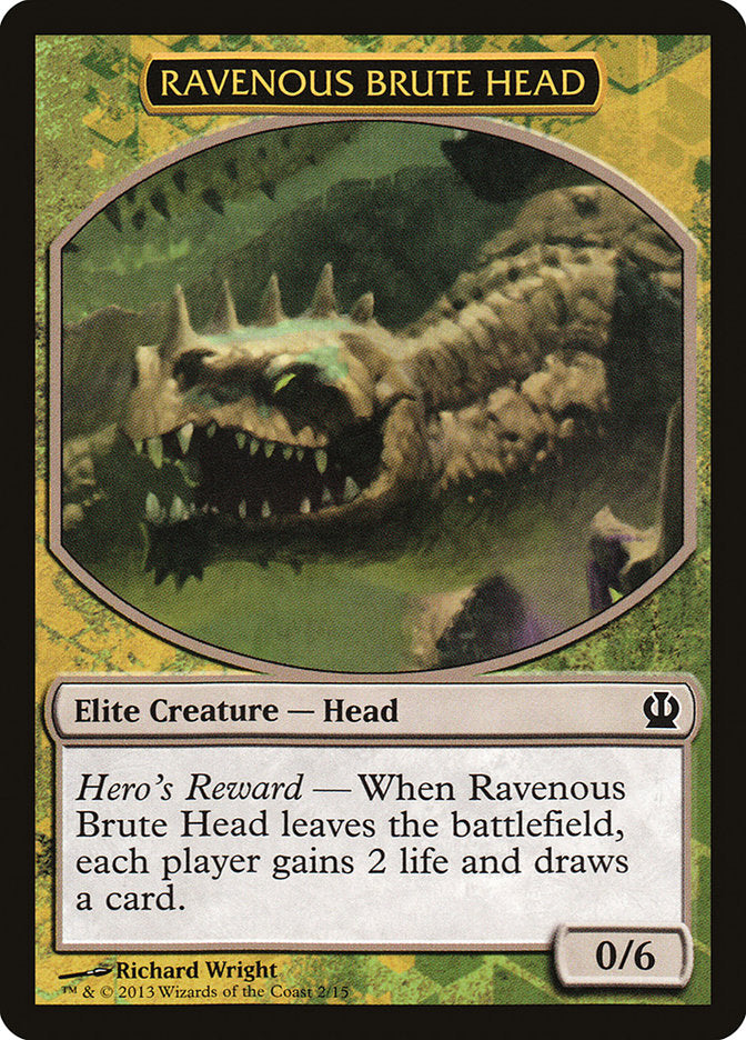 Ravenous Brute Head [Theros Face the Hydra] | Black Swamp Games