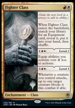 Fighter Class (Promo Pack) [Dungeons & Dragons: Adventures in the Forgotten Realms Promos] | Black Swamp Games