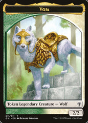 Voja // Saproling Double-Sided Token [Guilds of Ravnica Guild Kit Tokens] | Black Swamp Games