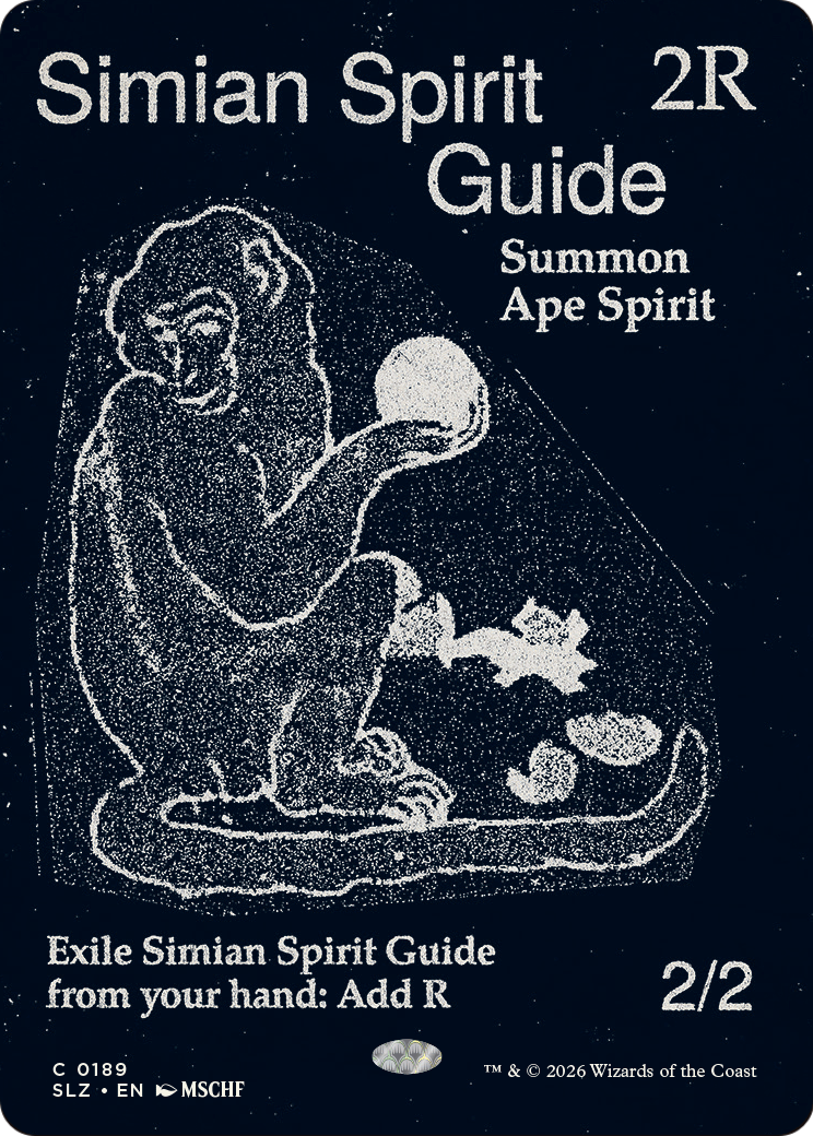 Simian Spirit Guide (0189) [Secret Lair x MSCHF: The Zeta Set] | Black Swamp Games