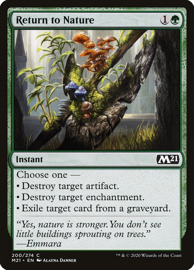 Return to Nature [Core Set 2021] | Black Swamp Games