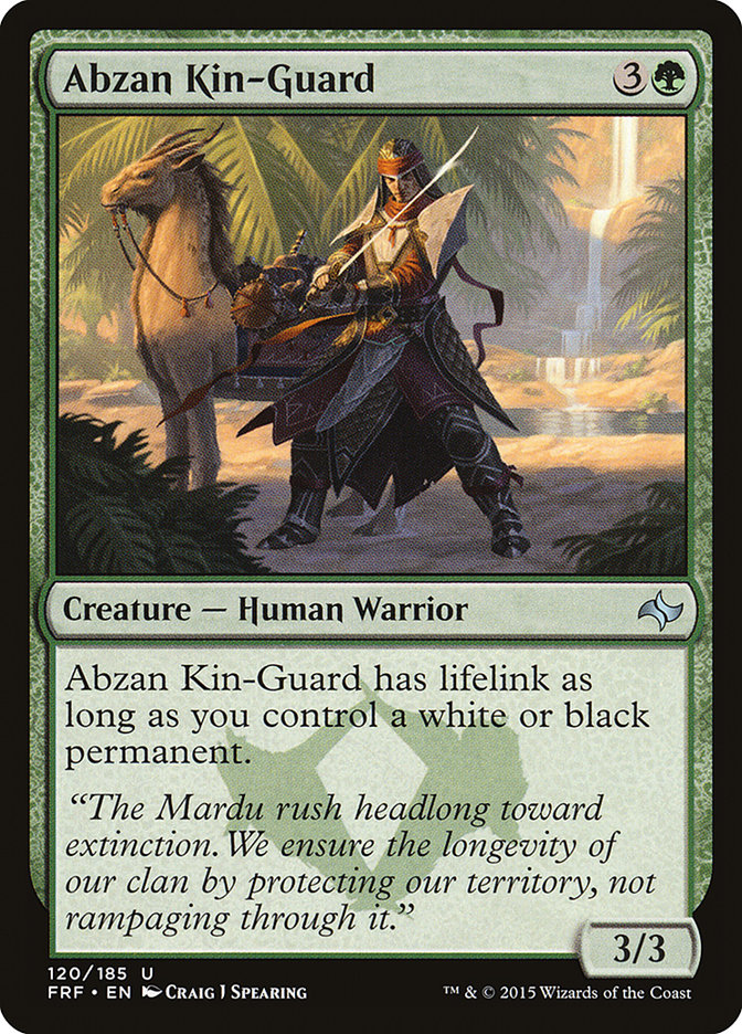 Abzan Kin-Guard [Fate Reforged] | Black Swamp Games