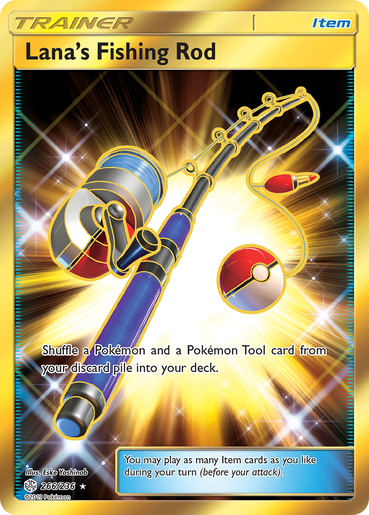 Lana's Fishing Rod (266/236) [Sun & Moon: Cosmic Eclipse] | Black Swamp Games